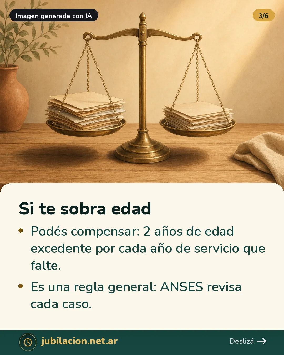 Balanza de bronce con pilas de hojas en cada plato